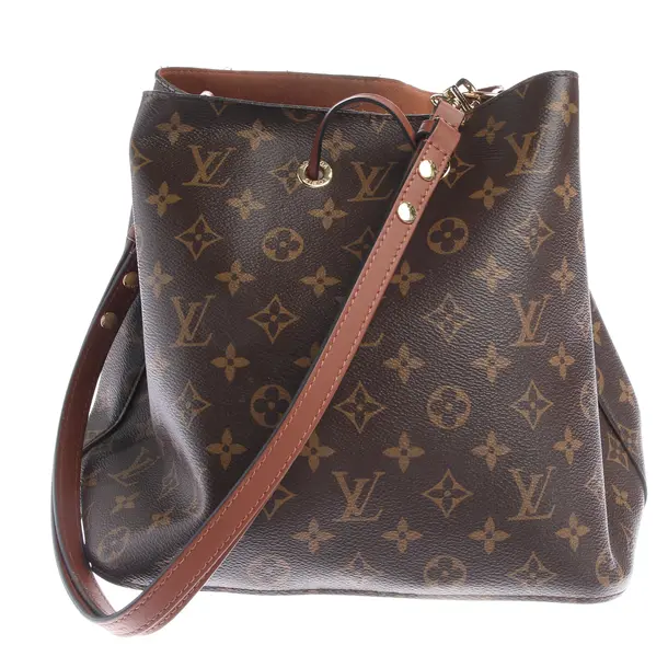Bucket Bag in Braun, Leder, Louis Vuitton