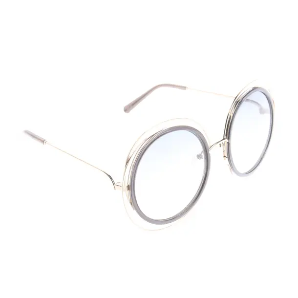 Sonnenbrille in Metallic, Kunststoff / Metall, Chloé