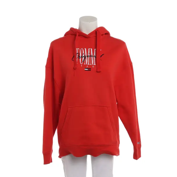 Felpa con cappuccio, in Rosso, Cotone, Tommy Jeans