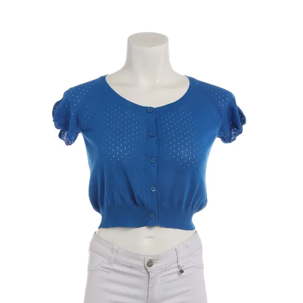 Strickjacke in Blau, Baumwolle, Love Moschino