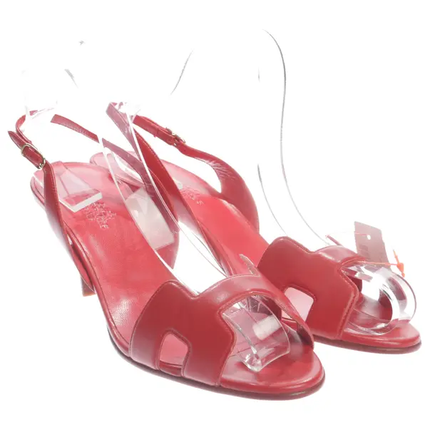 Sandaletten in Rot, , Hermès