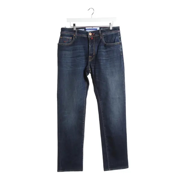 Jeans Straight Fit in Blau, Baumwolle, Jacob Cohen