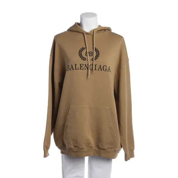 Hoodie in Braun, Baumwolle, Balenciaga