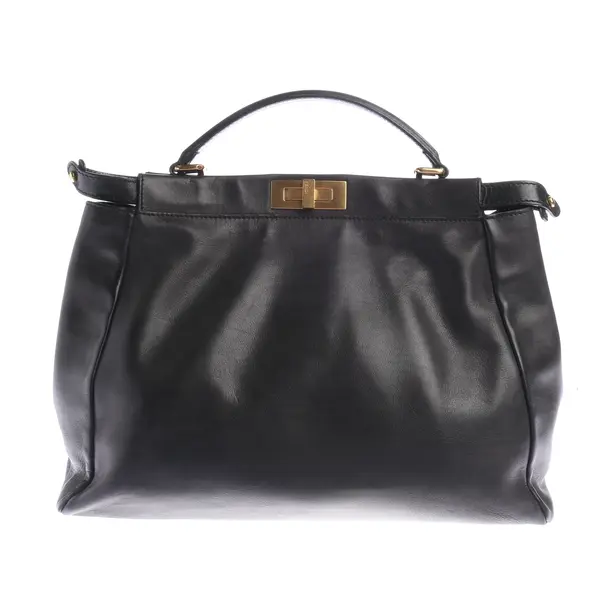 Handbag in Black, Leather, Fendi
