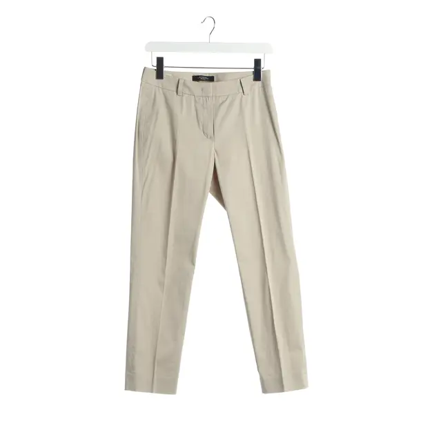 Pants, in Light Gray, Cotton, Max Mara