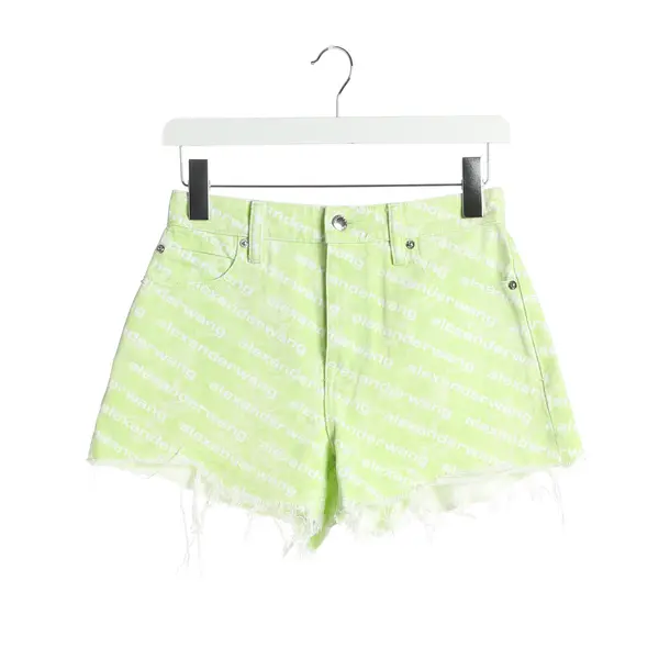 Shorts in Green, Cotton, Alexander Wang