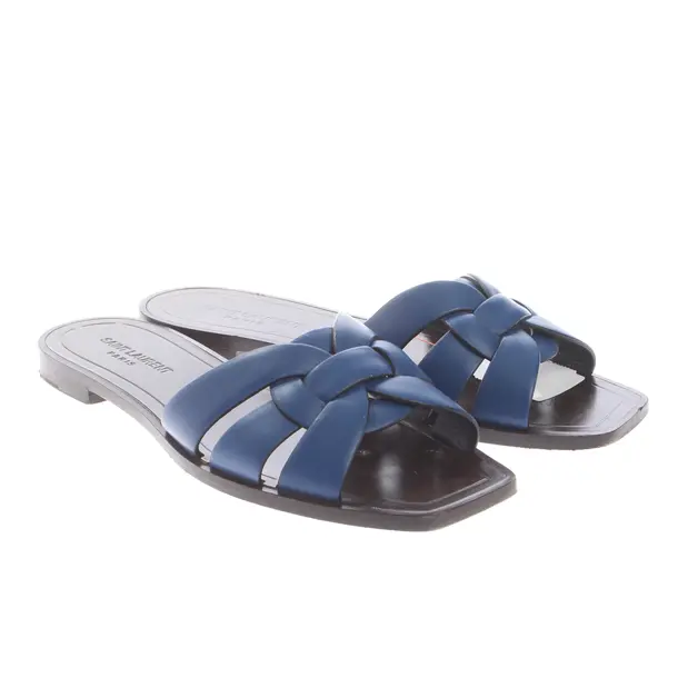 Sandalen in Blau, , Saint Laurent