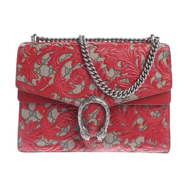 Schultertasche in Braun, Leder, Gucci