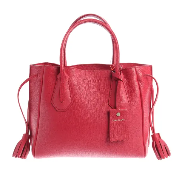 Handbag in Red, Leather, Longchamp