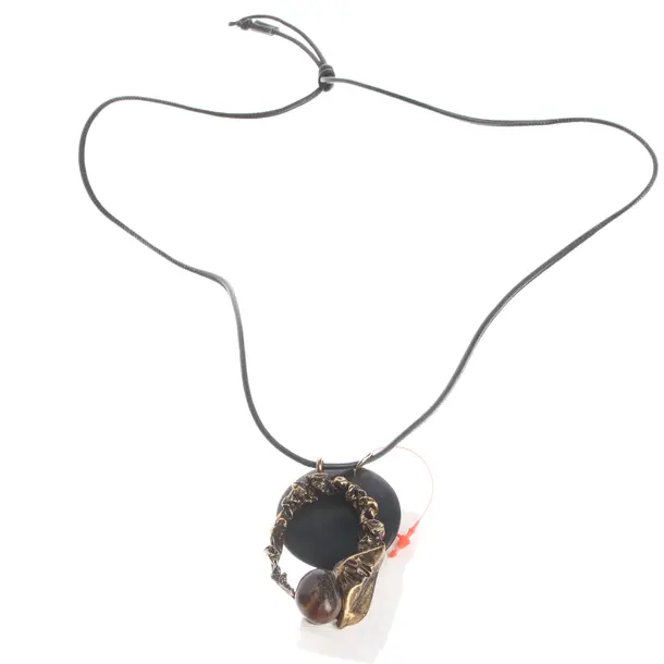 Necklace in Black, Other Fibers, Max Mara