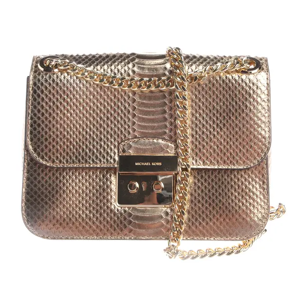 Evening Bag in Metallic, Leather, Michael Kors