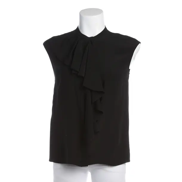 Top in Schwarz, Seide, Prada