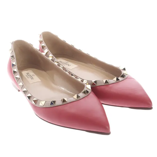 Ballet Flats in Red, , Valentino