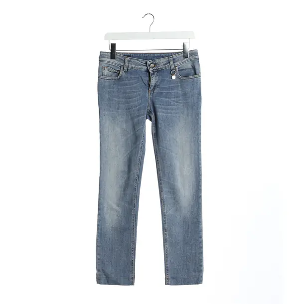 Jeans Straight Fit in Blau, Baumwolle, Gucci