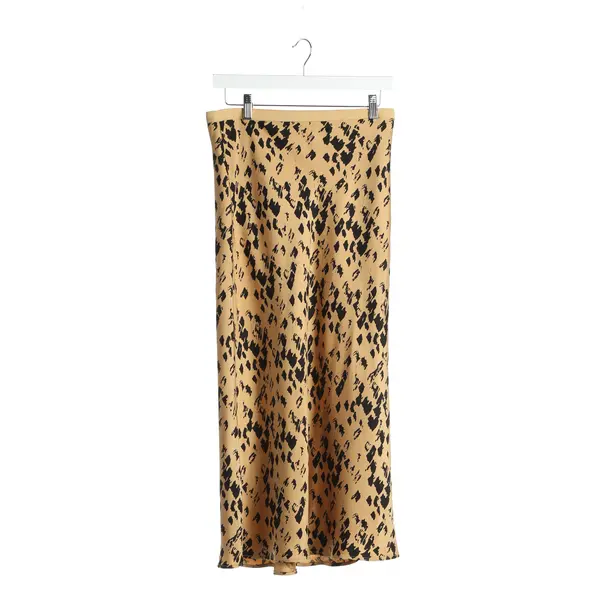 Skirt in Brown, Silk, Anine Bing