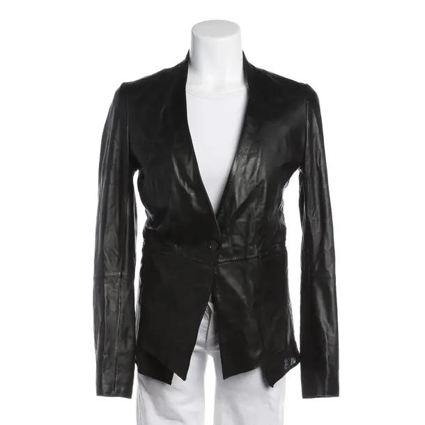 Lederjacke in Schwarz, Leder, Hugo Boss Red Label