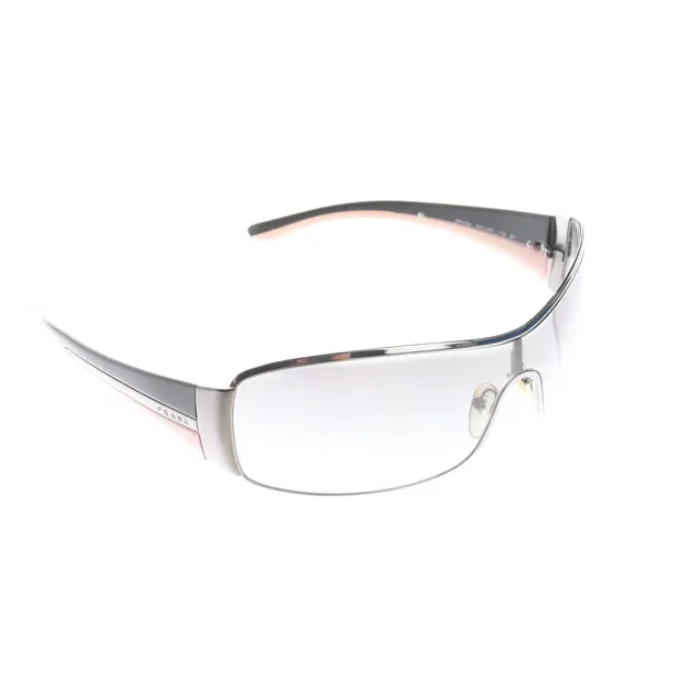 Sonnenbrille in Grau, Kunststoff, Prada