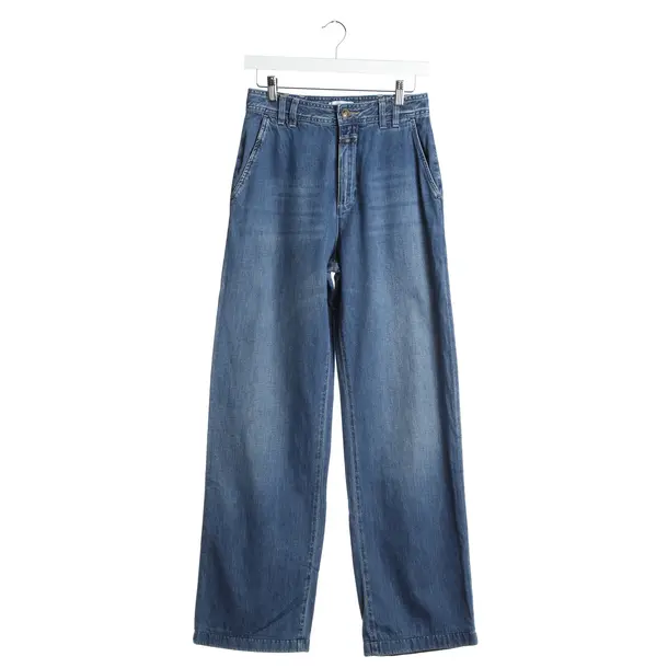 Jeans Straight Fit in Blau, Baumwolle, Closed