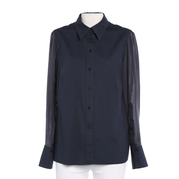 Bluse in Blau, Baumwolle, Dorothee Schumacher