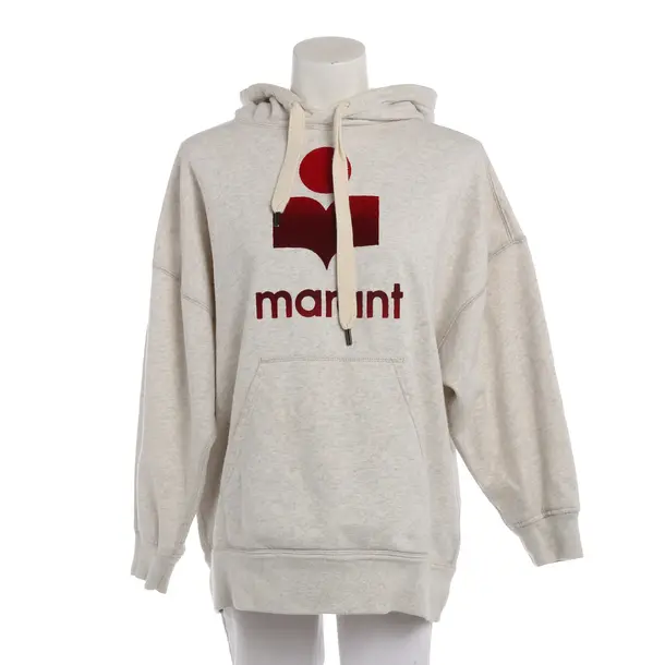 Hoodie in Weiß, Baumwolle, Isabel Marant Étoile