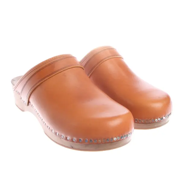 Isabel Marant Hohe Pantoletten EUR 37 Hellbraun - Braun - - Pre-Loved Designer Fashion - Isabel Marant Second Hand Designer Shop