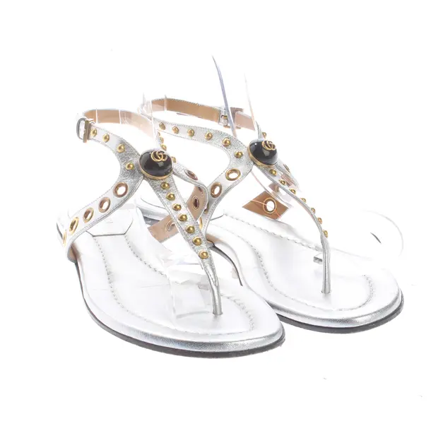 Sandalen in Metallic, , Gucci