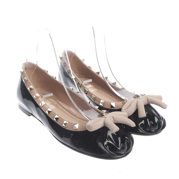 Ballerinas in Schwarz, , Valentino