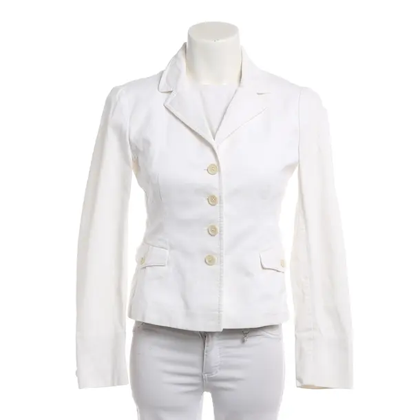 Blazer, in Bianco, Cotone, Prada