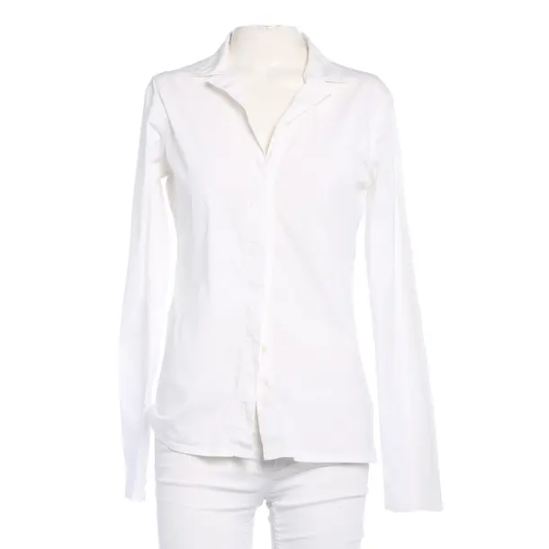 Blouse in White, Cotton, Lis Lareida