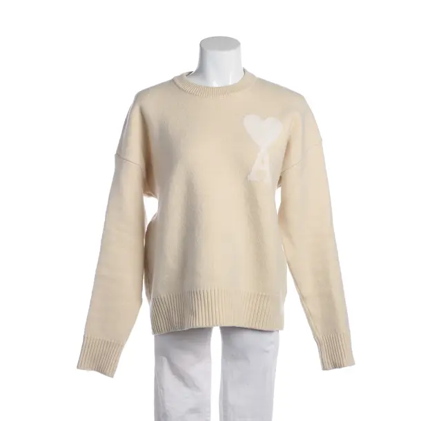 Maglione, in Beige, Lana, Ami Paris