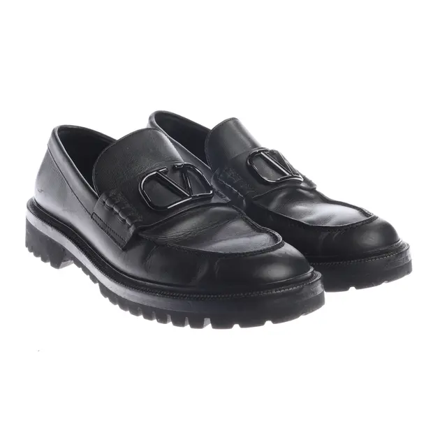 Loafers in Black, , Valentino