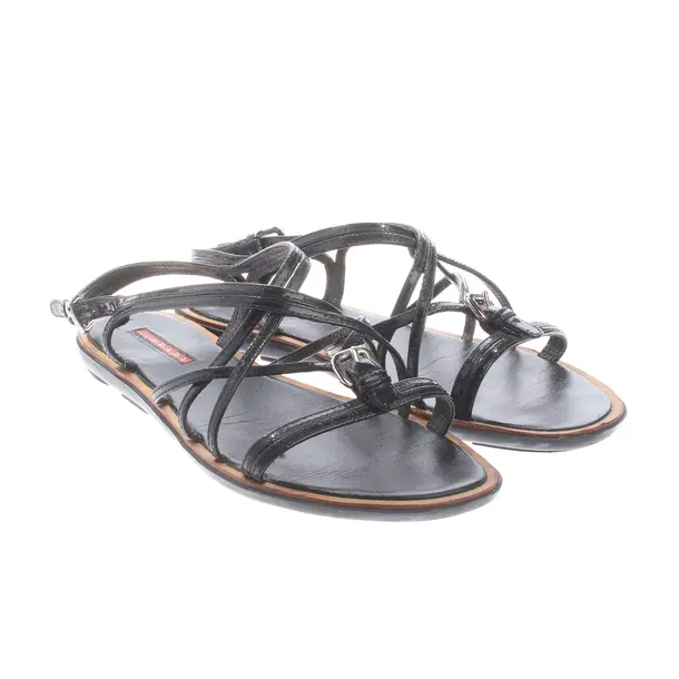 Sandalen in Schwarz, , Prada Linea Rossa