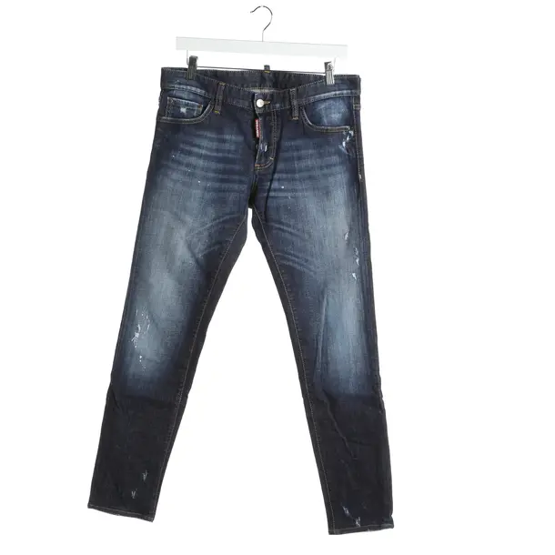 Jeans Straight Fit in Blau, Baumwolle, Dsquared