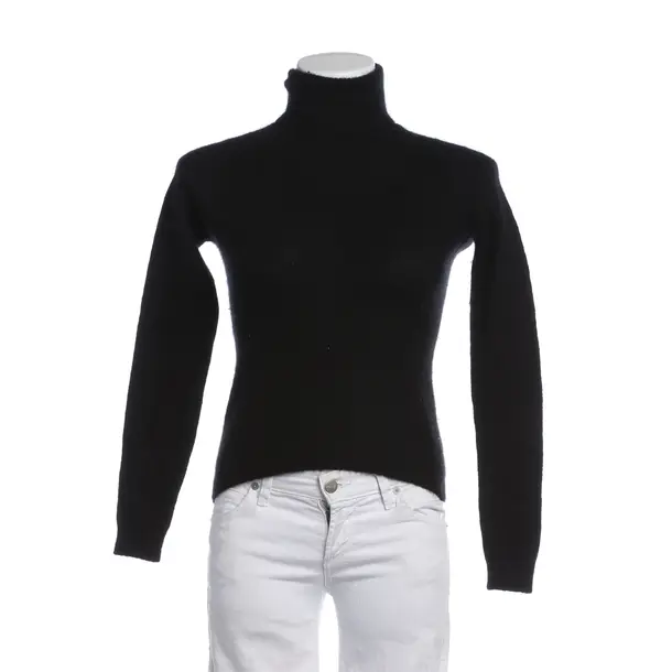 Jumper in Black, Cashmere, Roberto Collina