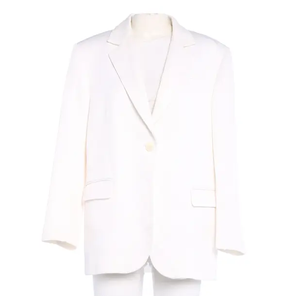 Blazer in White, Polyester, Sandro