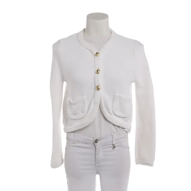 Strickjacke, in Weiß, Baumwolle, Dorothee Schumacher