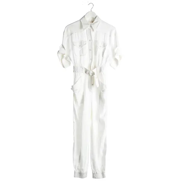 Overall in White, Linen, Zimmermann