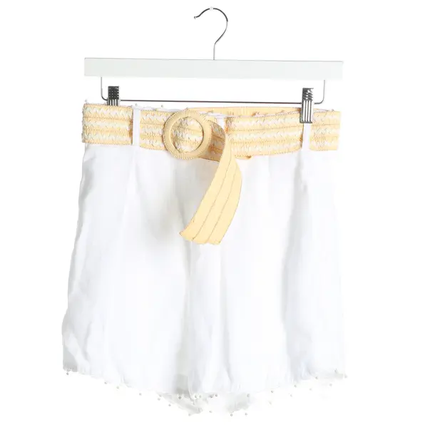 Shorts in White, Cotton, Zimmermann