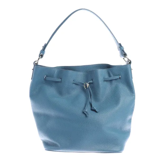 Schultertasche in Blau, Leder, Aigner