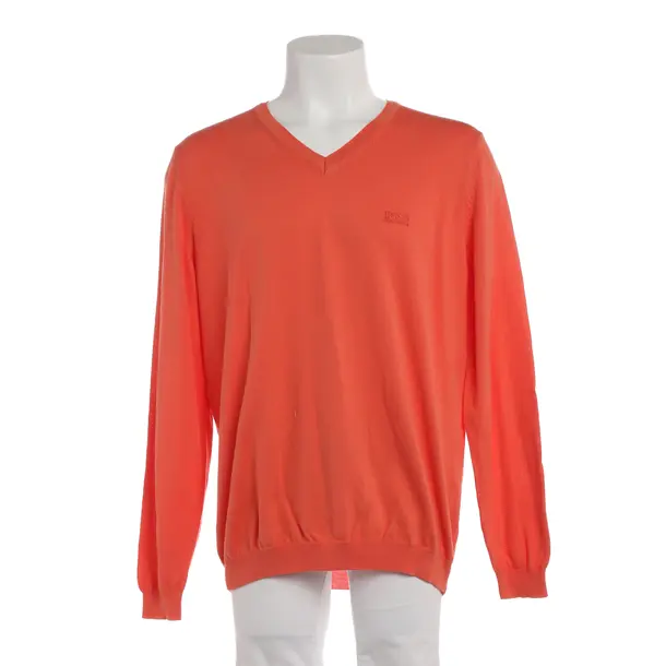 Pullover in Orange, Baumwolle, Hugo Boss Green