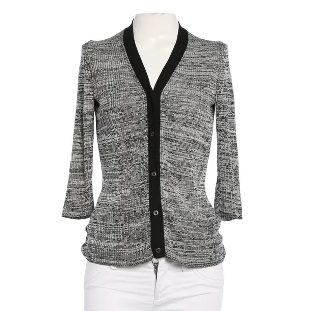 Cardigan in Gray, Cotton, Prada Linea Rossa