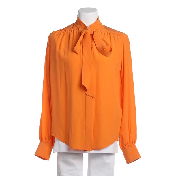 Bluse in Orange, Seide, Victoria Beckham