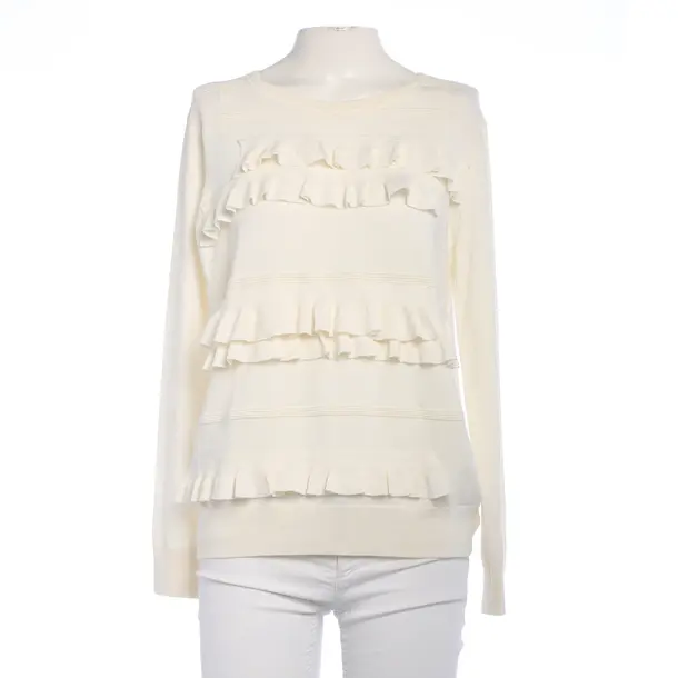 Jumper in White, Wool, Diane von Furstenberg