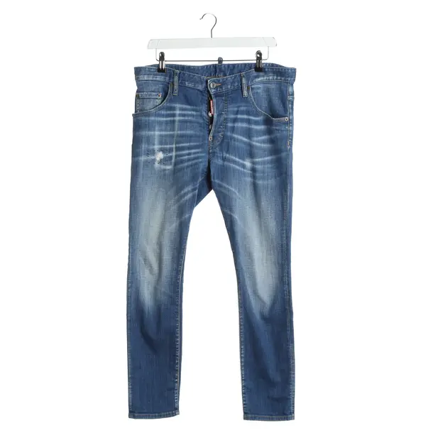 Straight Fit Jeans in Blue, Cotton, Dsquared