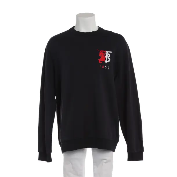 Felpa, in Blu, Cotone, Burberry