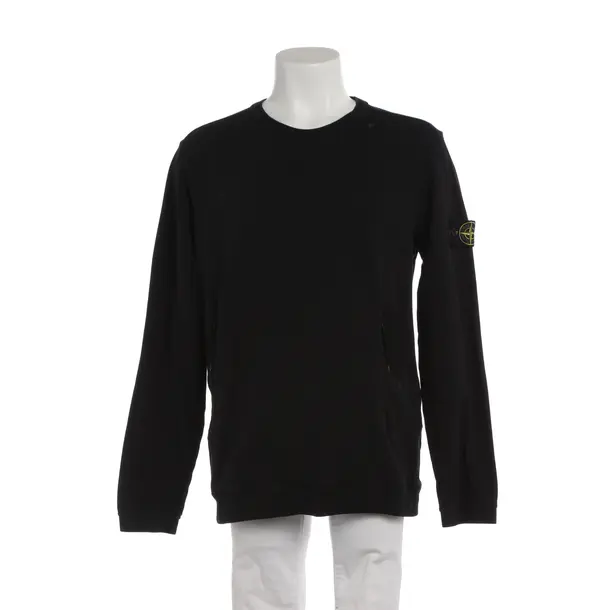 Sweatshirt, in Black, Cotton, Stone Island