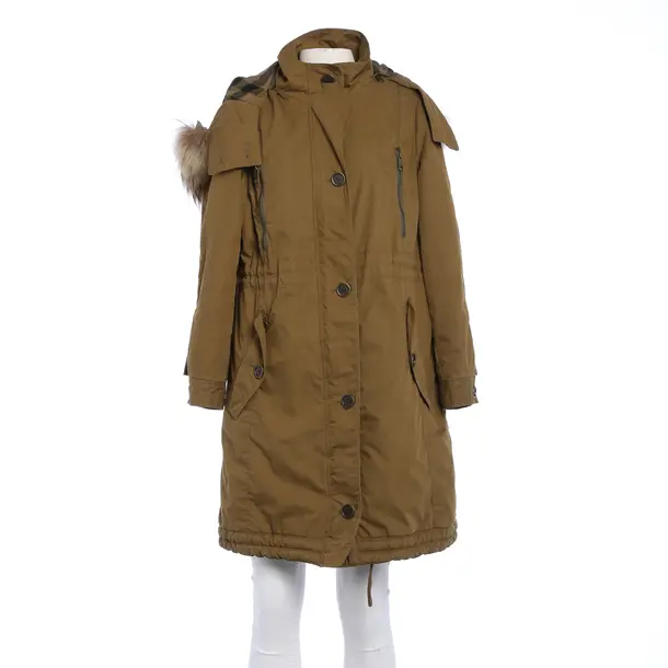 Wintermantel in Grün, Baumwolle, Burberry Brit