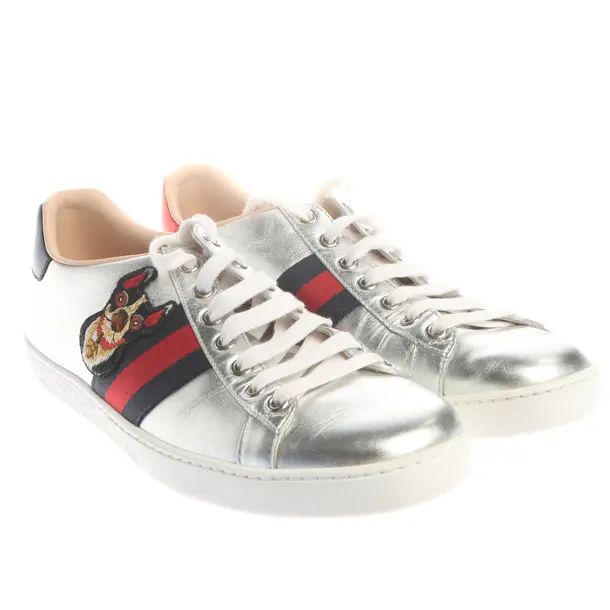Sneakers in Metallic, , Gucci