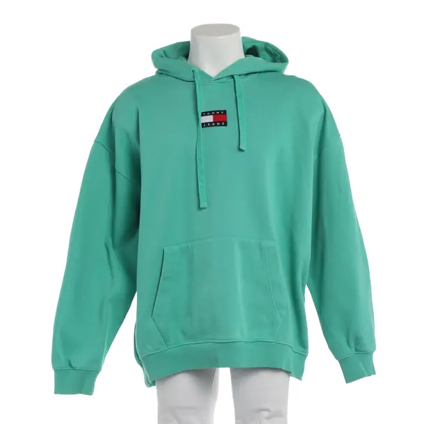Hoodie in Green, Cotton, Tommy Jeans