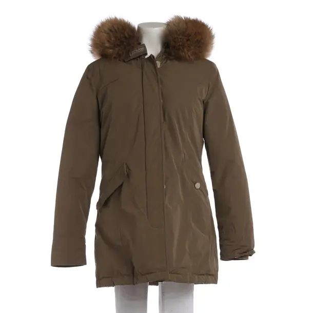 Winter Coat in Green, Polyester, Woolrich